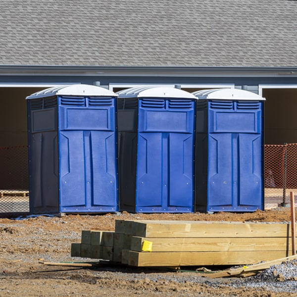 how can i report damages or issues with the porta potties during my rental period in Horace North Dakota